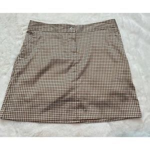 Izod Golf Tennis Houndstooth Athletic Skirt Stretch Waist‎ Pockets Size 2